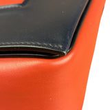 Celine Bicolor Leather Medium Frame Crossbody Bag