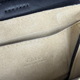 Chloé Suede Black Leather Faye Mini Bracelet Bag