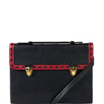 Yves Saint Laurent Vintage Black Leather Briefcase Two-Way Bag