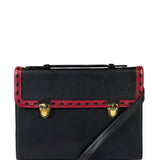 Yves Saint Laurent Vintage Black Leather Briefcase Two-Way Bag