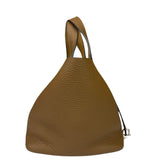 Hermes Brown Taurillon Clemence Leather Picotin 18 Lock Handbag 2021