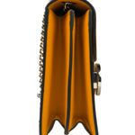 Gucci Orange GG Polished Leather Shoulder Bag