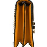 Gucci Orange GG Polished Leather Shoulder Bag