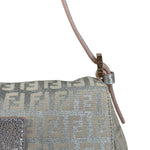 Fendi Vintage Metallic Jacquard Mini Baguette