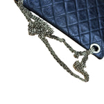 Chanel Blue Metallic Aged Quilted 2.55 Double Flap Bag 2008