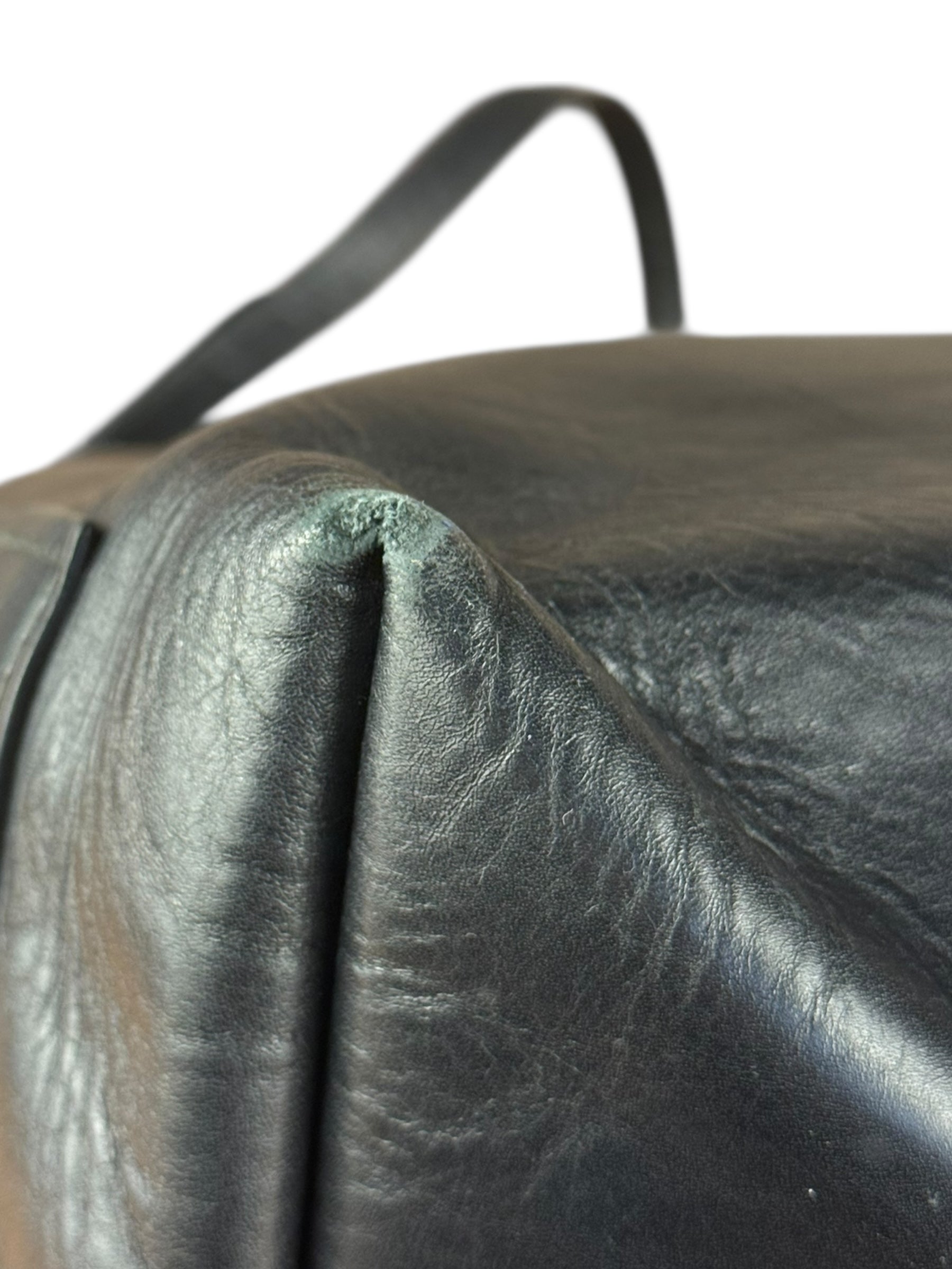 Balenciaga Black Leather Kendall Bucket Bag