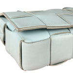 Bottega Veneta Intercciato Cassette Glacier Crossbody