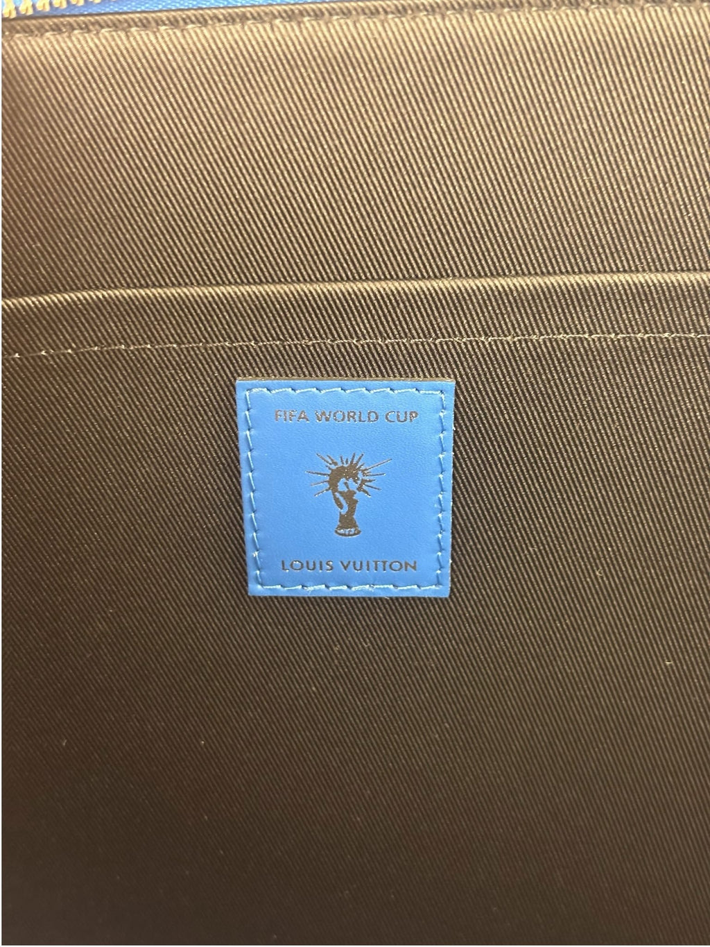 Louis Vuitton Blue/White Epi Cowhide Leather Po.Jour 2018 FIFA World Cup GM