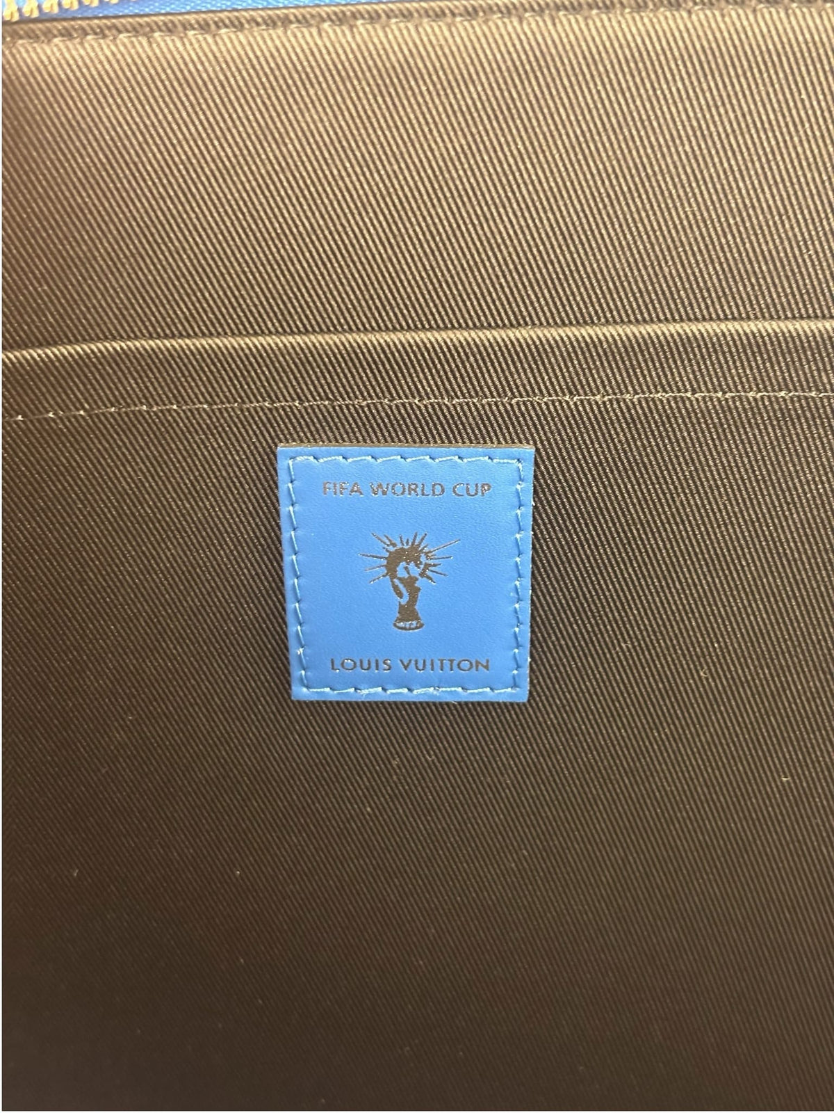 Louis Vuitton Blue/White Epi Cowhide Leather Po.Jour 2018 FIFA World Cup GM