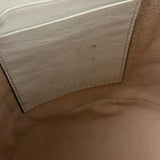 Gucci GG Ivory Leather Marmont Chain Bucket Bag