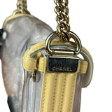 Chanel Yellow Clear PVC Classic Chain Flap Bag 2012
