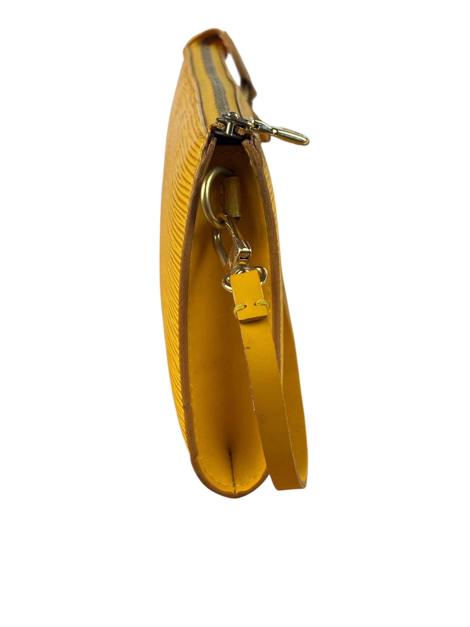 Louis Vuitton Yellow Epi Leather Pochette