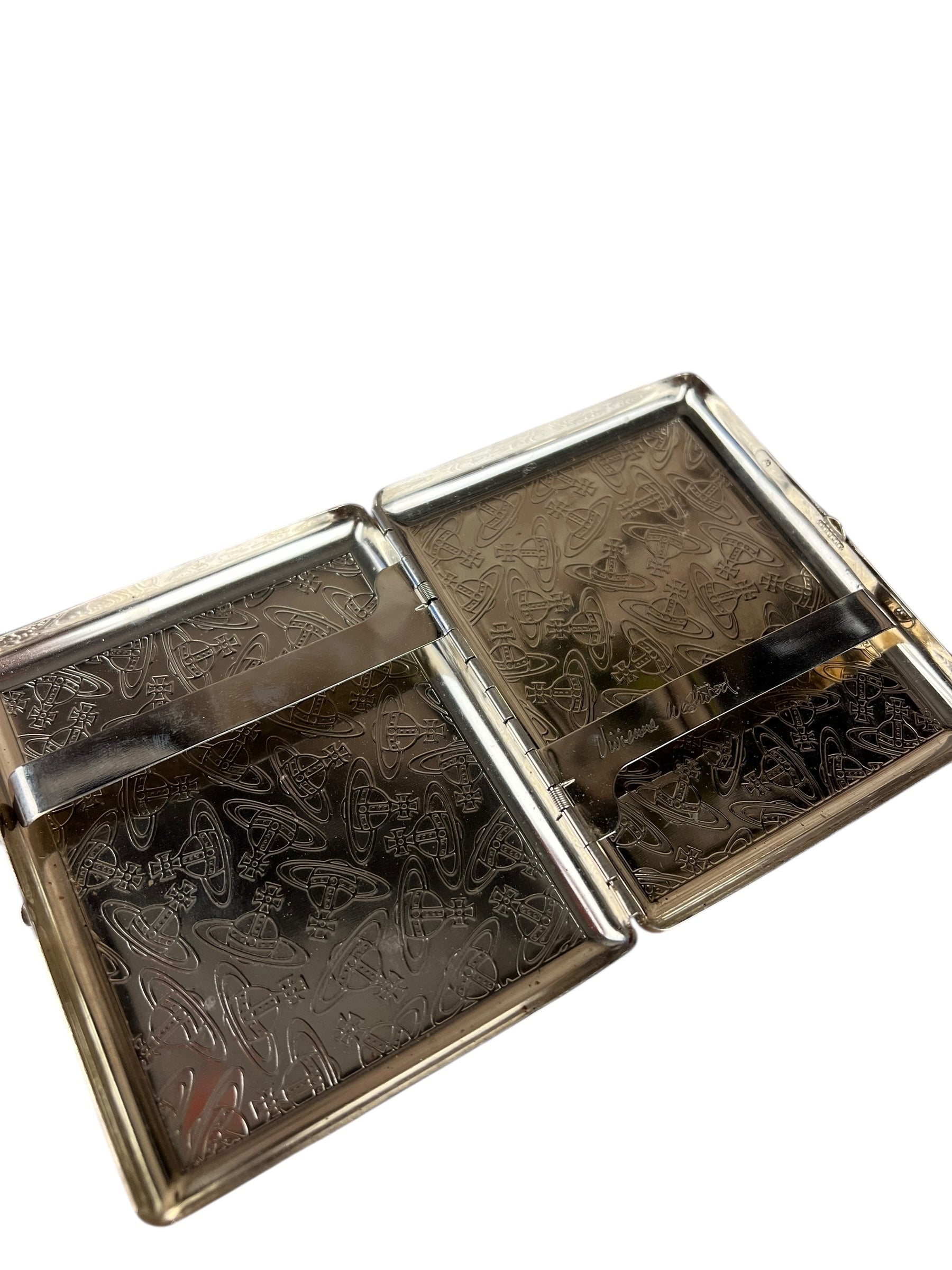 Vivienne Westwood Metal Slim Orb Silver Case