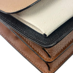 Coach Colorblock Leather Anna Flap Clutch Crossbody Bag