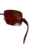 Chanel Vintage Rimless Rectangular Sunglasses 4002