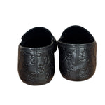 Gucci Black GG Leather Ragazzo Loafers