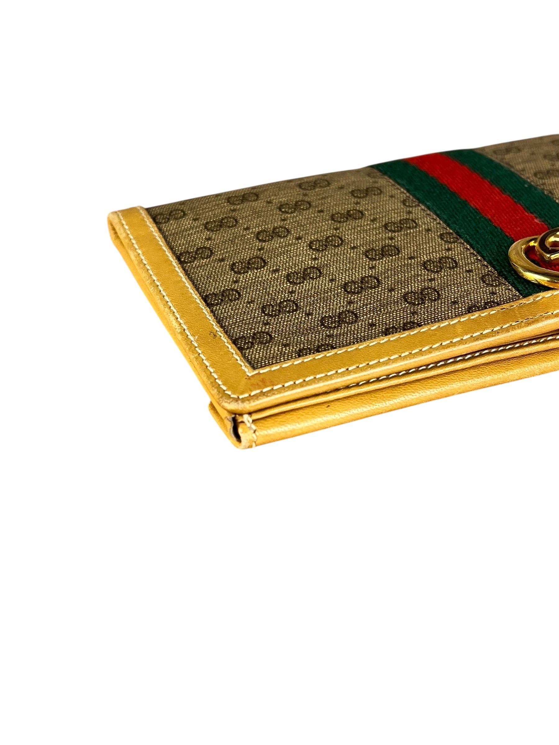 Gucci GG Vintage Sherry Line Long Wallet