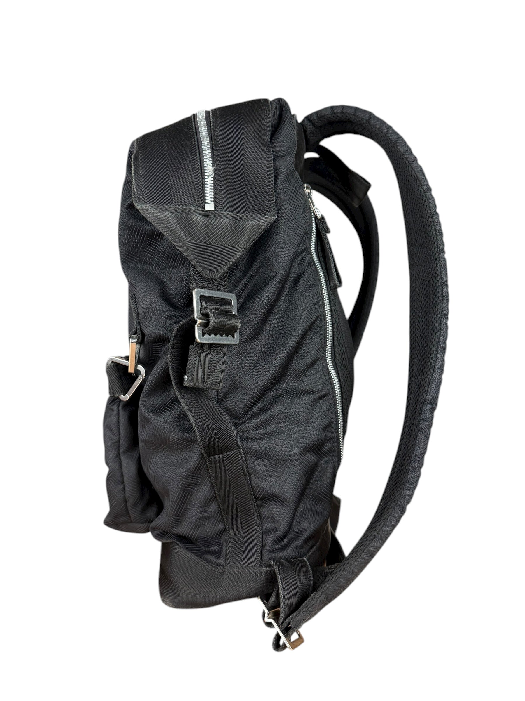 Bottega Veneta Intreccio Canvas Backpack