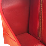 Balenciaga Red Leather Hourglass Small Two-Way Bag