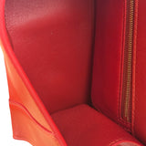 Balenciaga Red Leather Hourglass Small Two-Way Bag