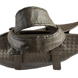 Bottega Veneta Gray Nappa Leather Intrecciato Tote Bag