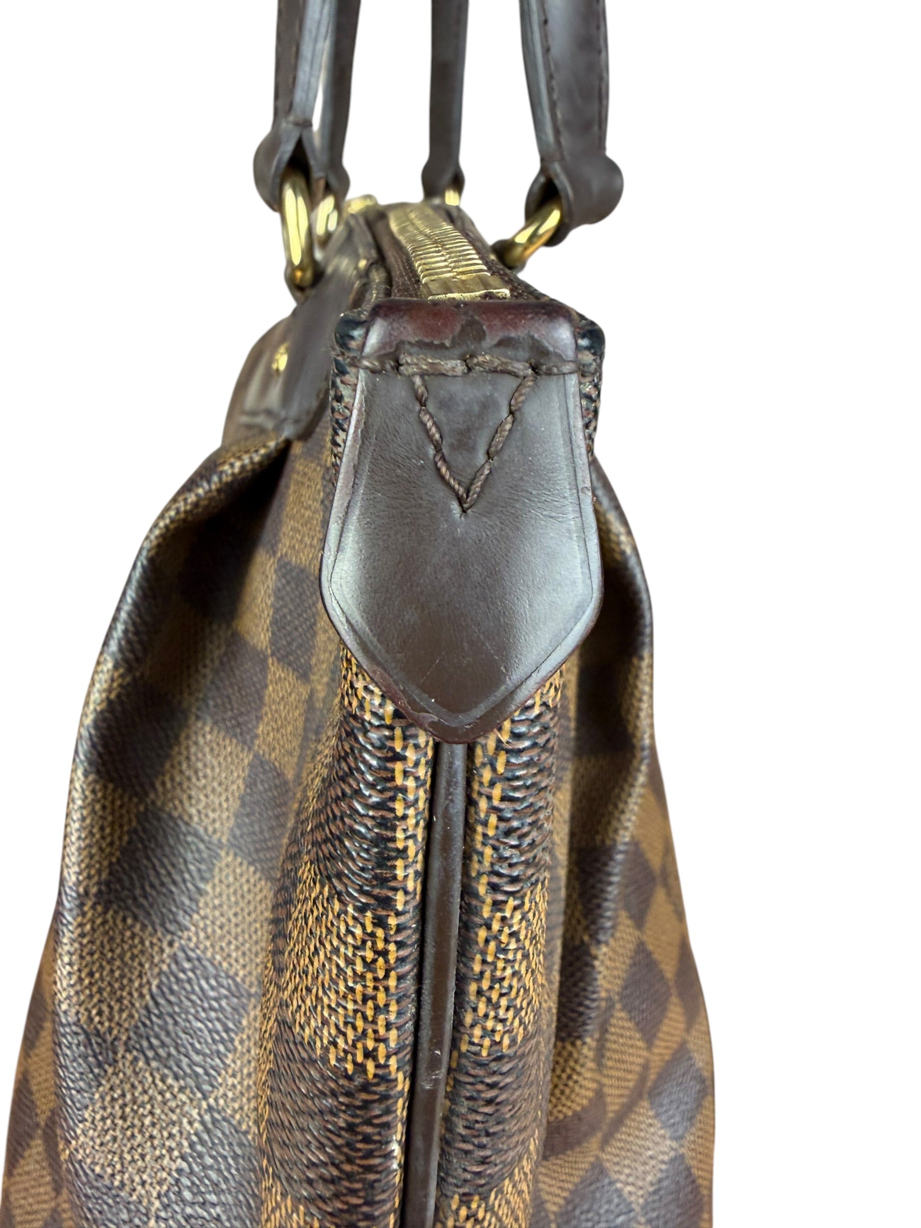 Louis Vuitton Canvas Damier Ebene Totally Shoulder/Tote Bag