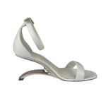 Alexander McQueen White Arc Calfskin Sandal
