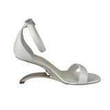 Alexander McQueen White Arc Calfskin Sandal