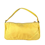 Prada Vintage Nylon Yellow Pochette