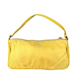 Prada Vintage Nylon Yellow Pochette