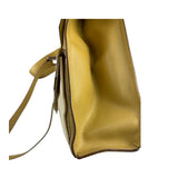 Bottega Veneta Vintage Textured Canvas Flap Shoulder Bag