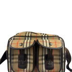 Burberry Vintage Beige/Dark Brown House Shoulder Bag