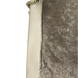 Jasonwu Grey Leather Lamb Fur Flap Tote