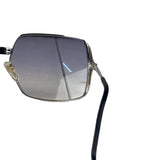 YSL Silver Square Frame Sunglasses
