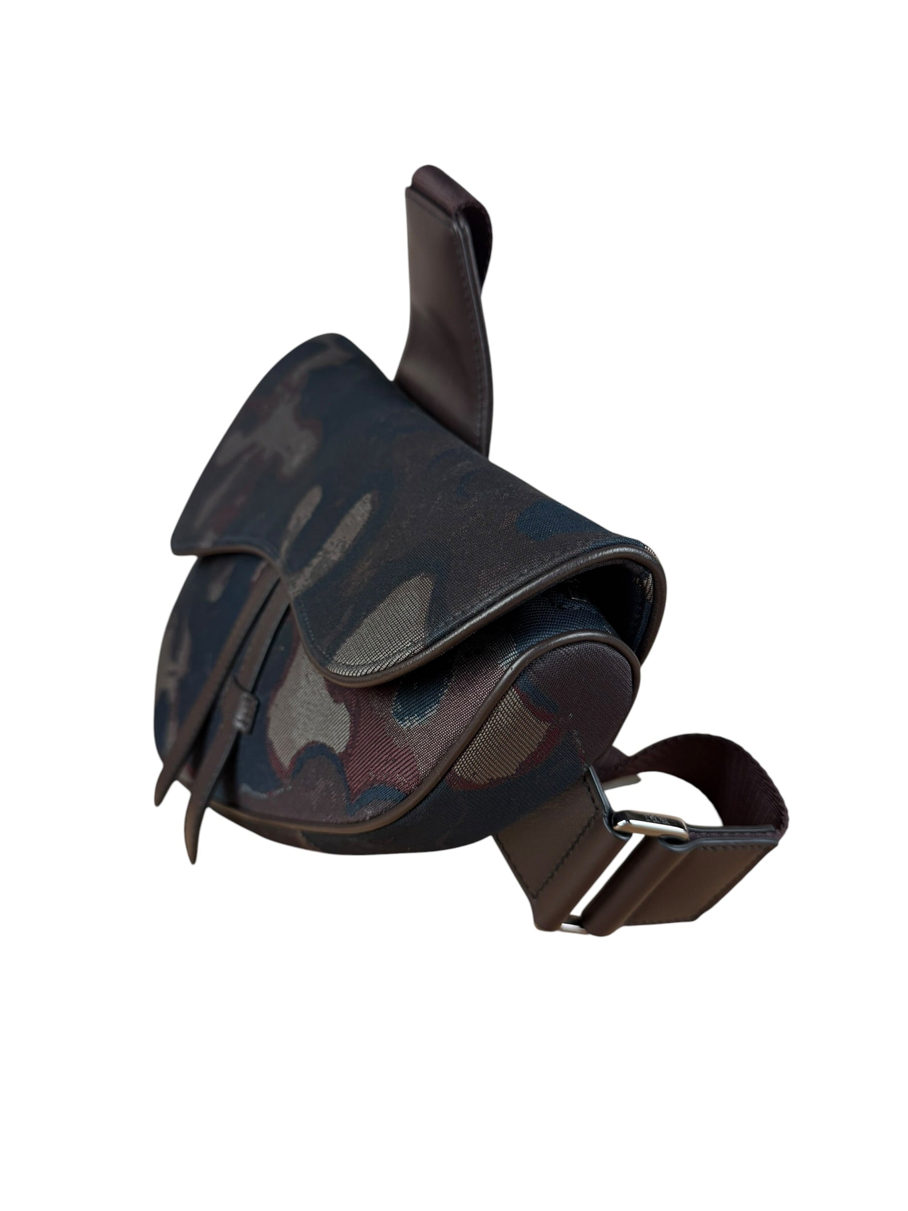 Christian Dior x Peter Doig Saddle Camouflage Canvas Messenger