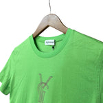 YSL Vintage Green Multi Logo Baby Tee