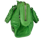 Balenciaga Green Leather Small Le City Two-Way Bag