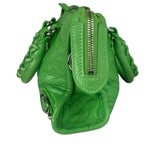 Balenciaga Green Leather Small Le City Two-Way Bag