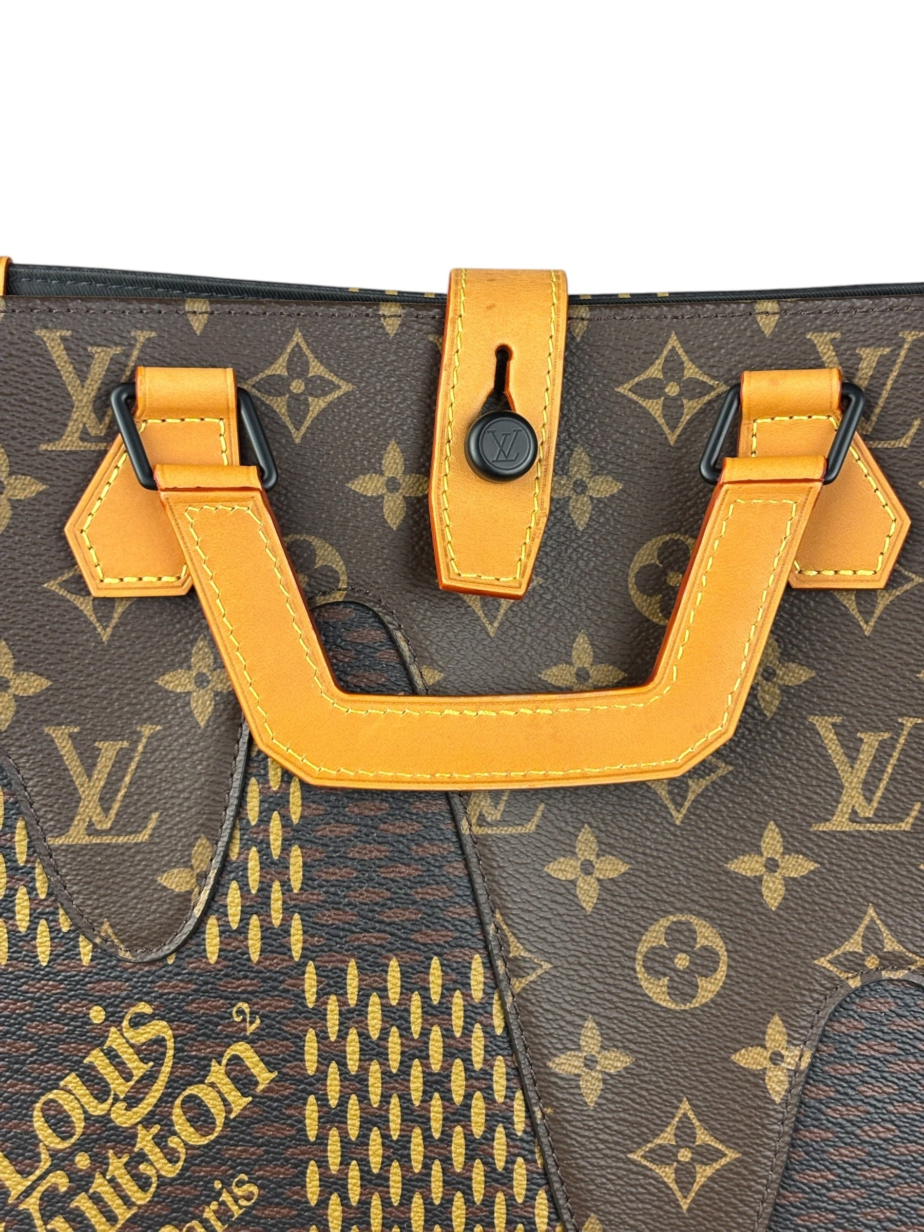 Louis Vuitton X NIGO Giant Damier Ebene Mini Tote