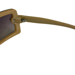 Chanel Beige/Brown Shield Wraparound Reading Sunglasses