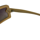 Chanel Beige/Brown Shield Wraparound Reading Sunglasses