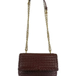 Bottega Veneta Vintage Burgundy Olimpia Shoulder Bag