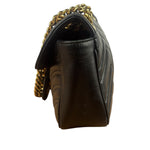 Gucci Black Leather Marmont Shoulder Bag