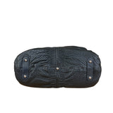 Christian Dior Karenina Leather Handbag Black