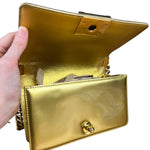 Chanel Gold Metallic CC Boy Bag 2014