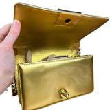 Chanel Gold Metallic CC Boy Bag 2014