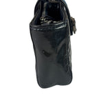 Chanel Navy Patent Leather Matelasse Chain Pouch 2013