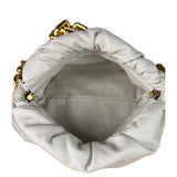 Bottega Veneta Cream Leather The Chain Pouch