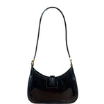 Gucci Mini Black Patent Shoulder Pouch