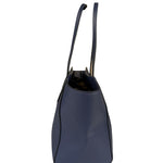 Gucci Navy Blue Swing Leather Tote Bag